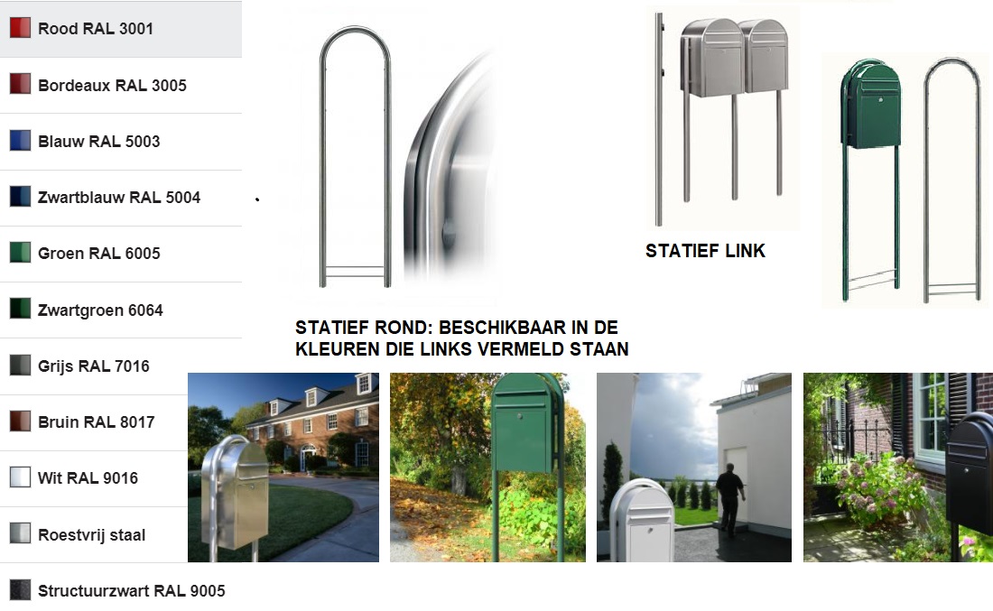 Statief rond RVS